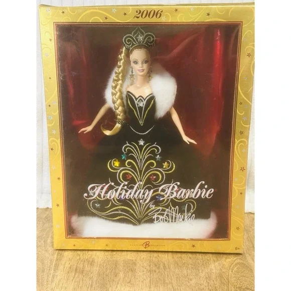 Mattel Holiday Barbie 2006 Bob McKee Dress Limited Edition Vintage‎ NRFB - Picture 3 of 11